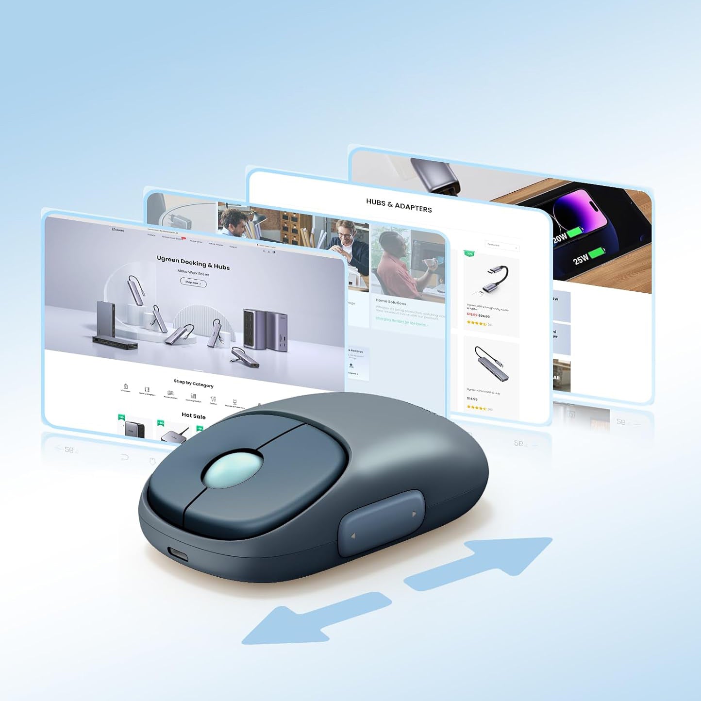 Computer Accessories – Wireless computer mouse MU102 FUN+ Bluetooth 2.4 - Carlat
