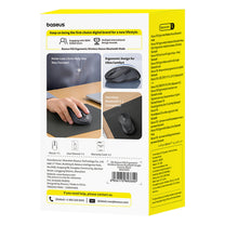 Computer Accessories – Wireless ergonomic Bluetooth mouse F02 - black - Carlat