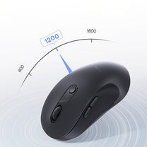 Computer Accessories – Wireless ergonomic Bluetooth mouse F02 - black - Carlat