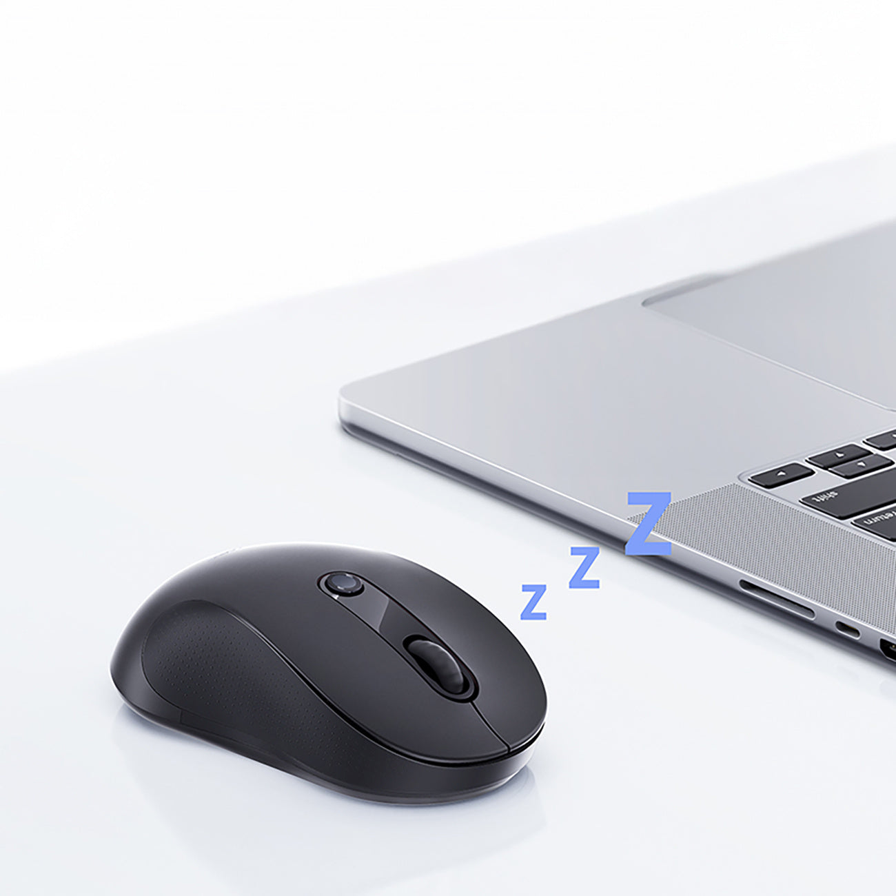 Computer Accessories – Wireless ergonomic Bluetooth mouse F02 - black - Carlat