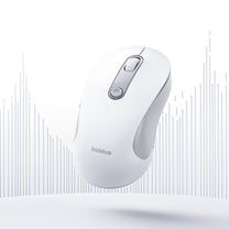 Computer Accessories – Wireless ergonomic Bluetooth mouse F02 - white - Carlat