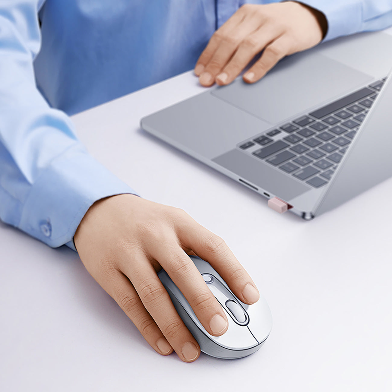 Computer Accessories – Wireless ergonomic mouse USB 2.4GHz F02 - Carlat