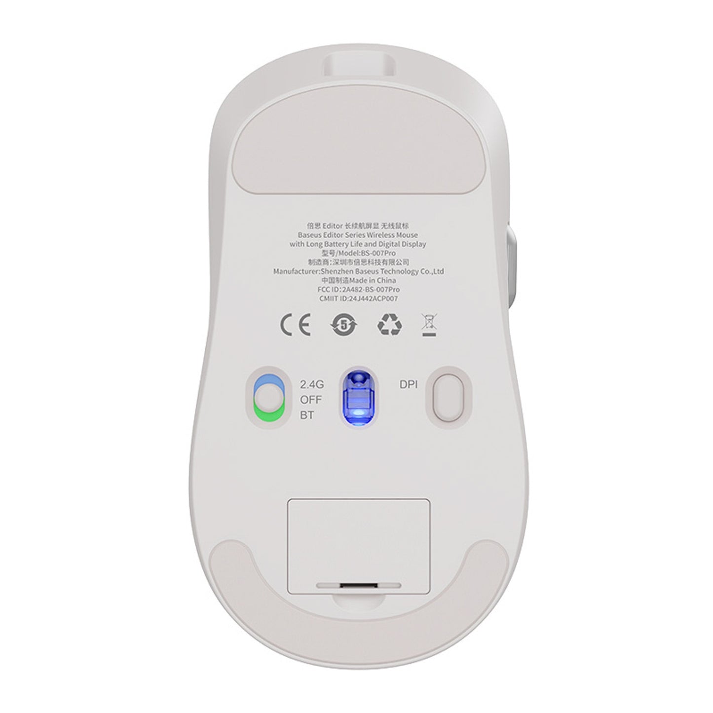 Computer Accessories – Wireless mouse with battery indicator 4000DPI 800mAh - Carlat