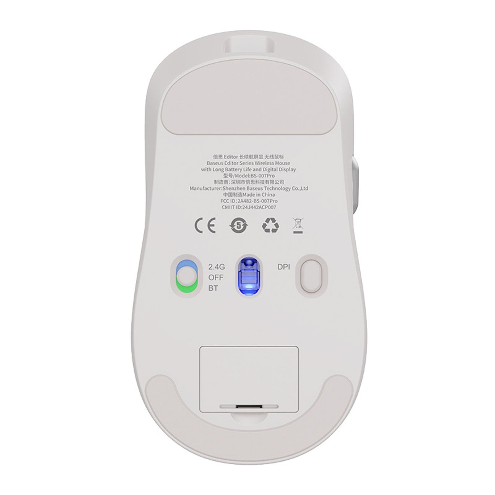 Computer Accessories – Wireless mouse with battery indicator 4000DPI 800mAh - Carlat
