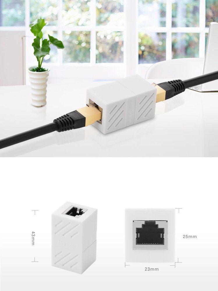 Connector Connector RJ45 Wires Wires White - Carlat