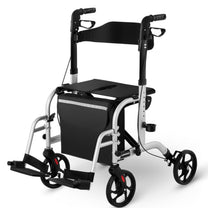 Construction – 2-in-1 rehabilitation walker walker with trolley function, foldable - Carlat