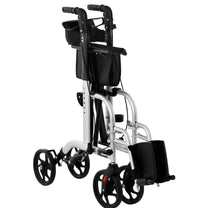 Construction – 2-in-1 rehabilitation walker walker with trolley function, foldable - Carlat
