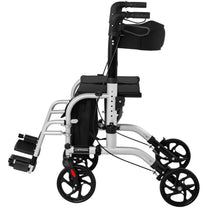 Construction – 2-in-1 rehabilitation walker walker with trolley function, foldable - Carlat