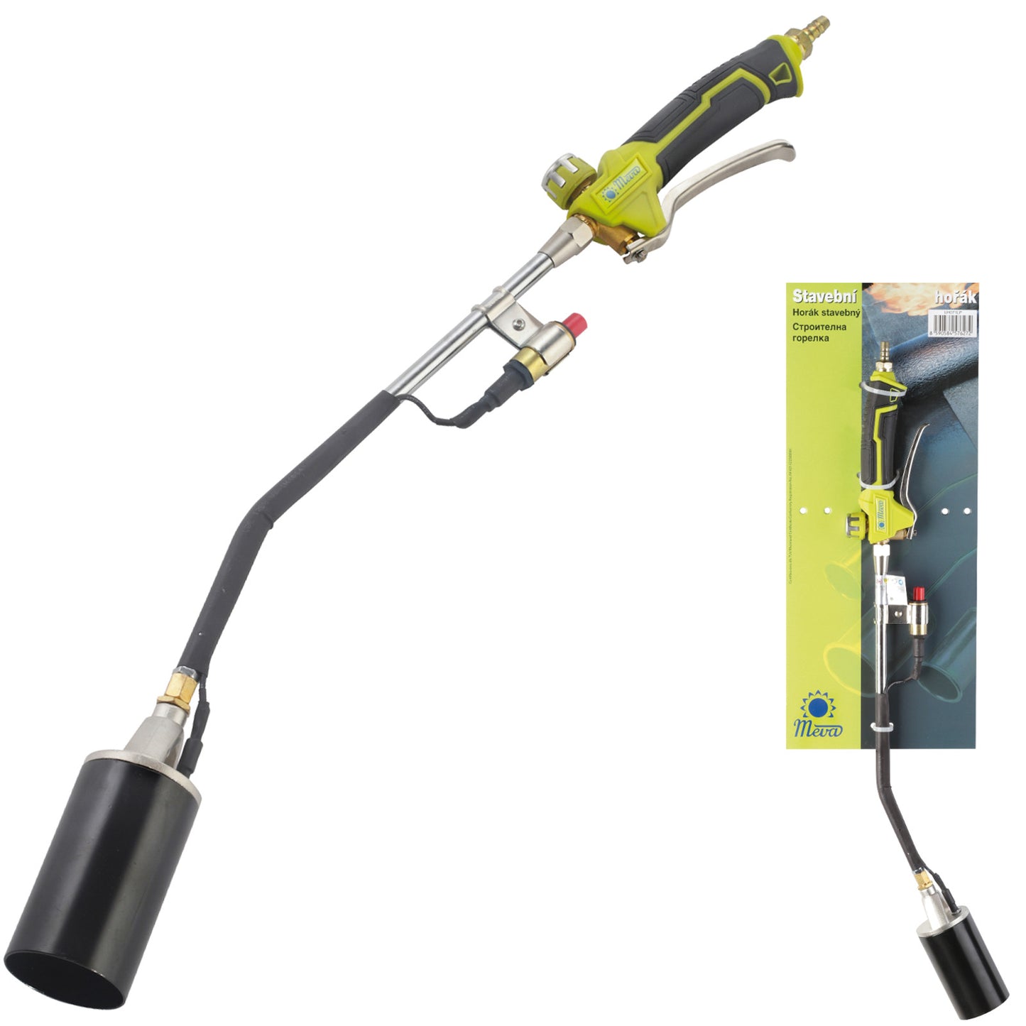 Construction burner gas burner for the insulation of tar papa LPG gas 35 kW + PIEZO BOILER - Carlat