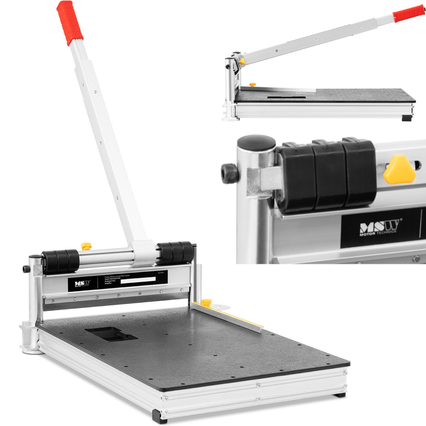 Construction tools – Guillotine machine for cutting laminated panels at - Carlat