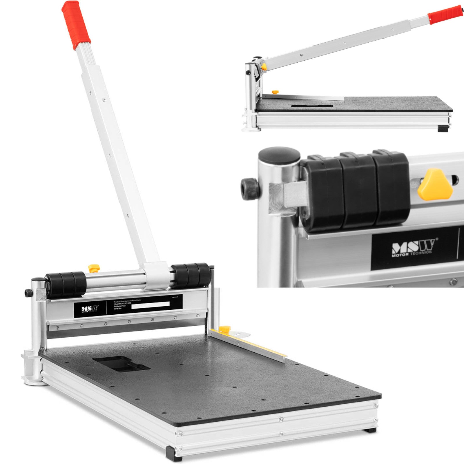 Construction tools – Guillotine machine for cutting laminated panels at - Carlat