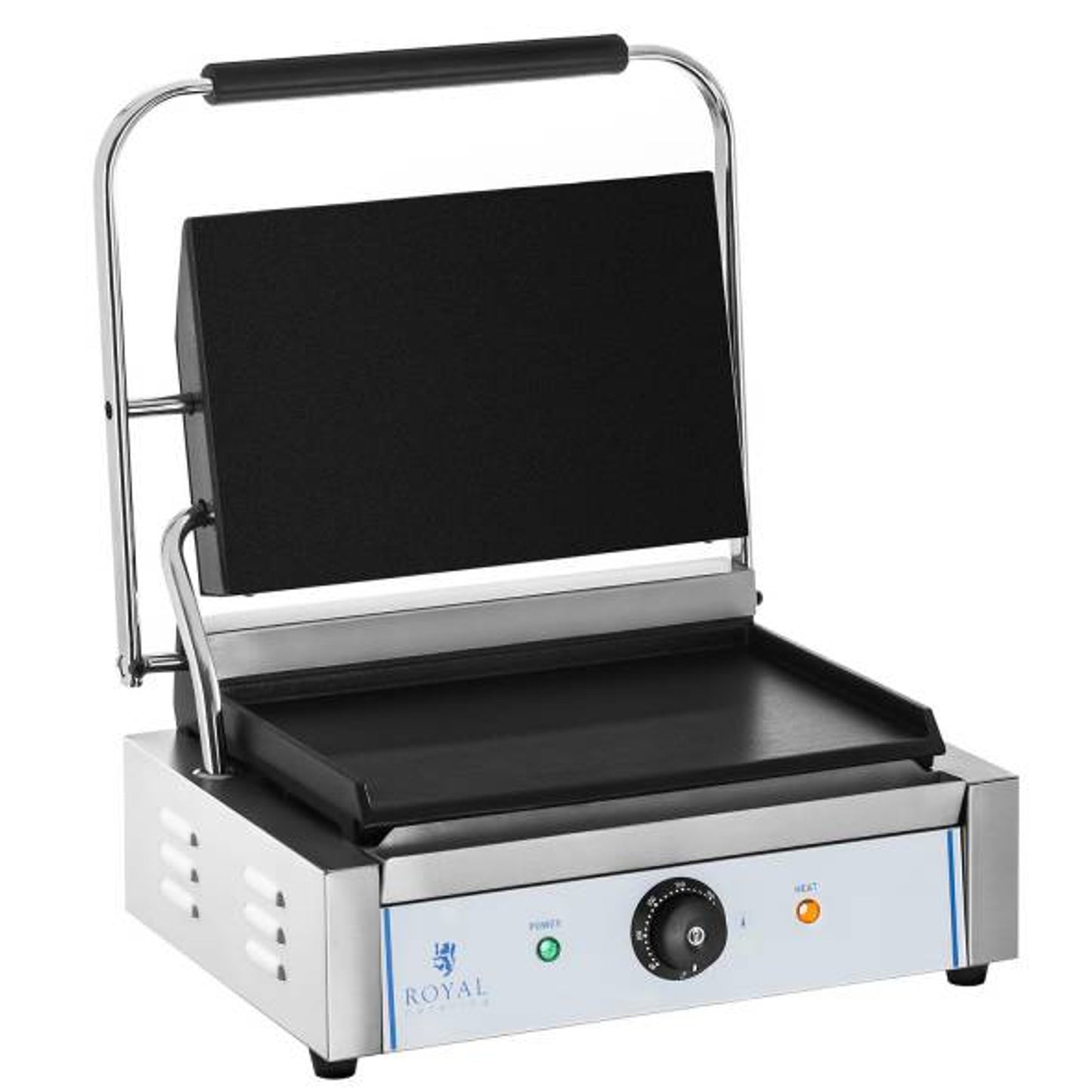 Contact barbecue contact bipartite smooth PANINI 2200W 230V Royal Catering - Carlat