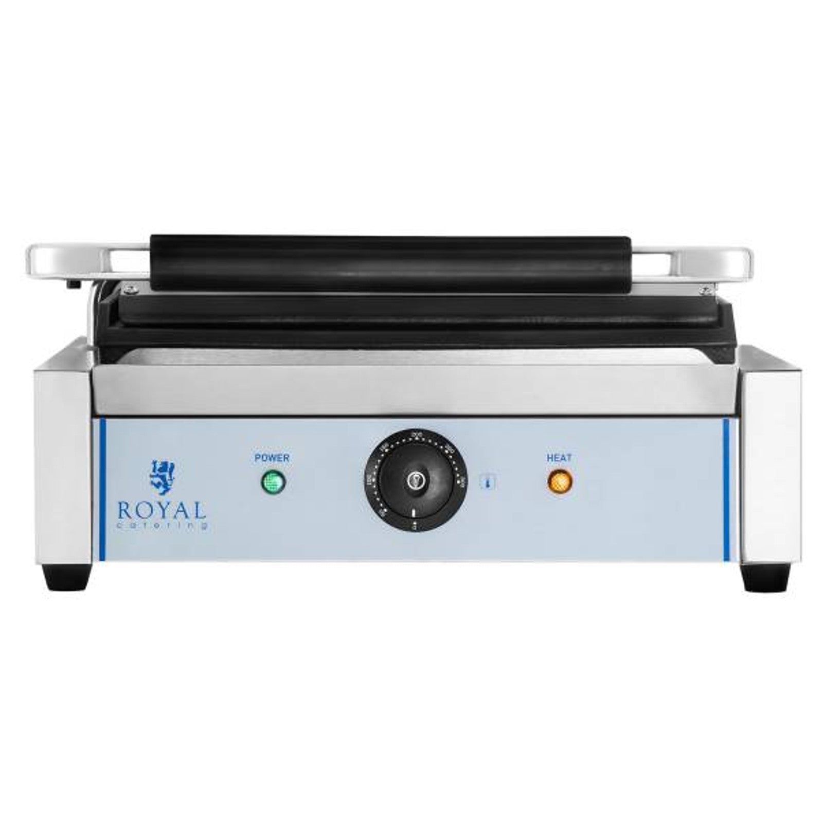 Contact barbecue contact bipartite smooth PANINI 2200W 230V Royal Catering - Carlat