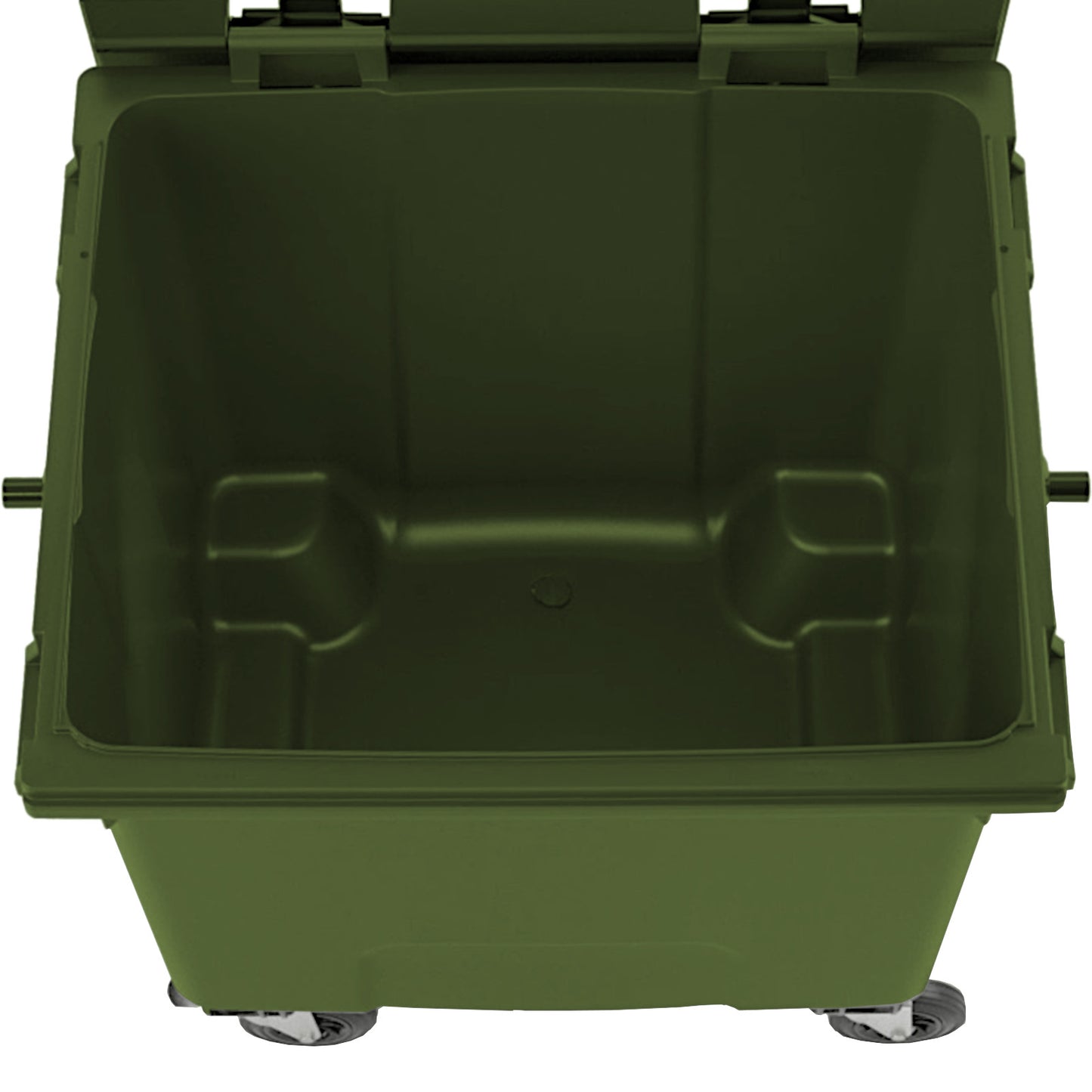 Container for municipal waste PZH EN 840-2 DIN 1100L - green - Carlat