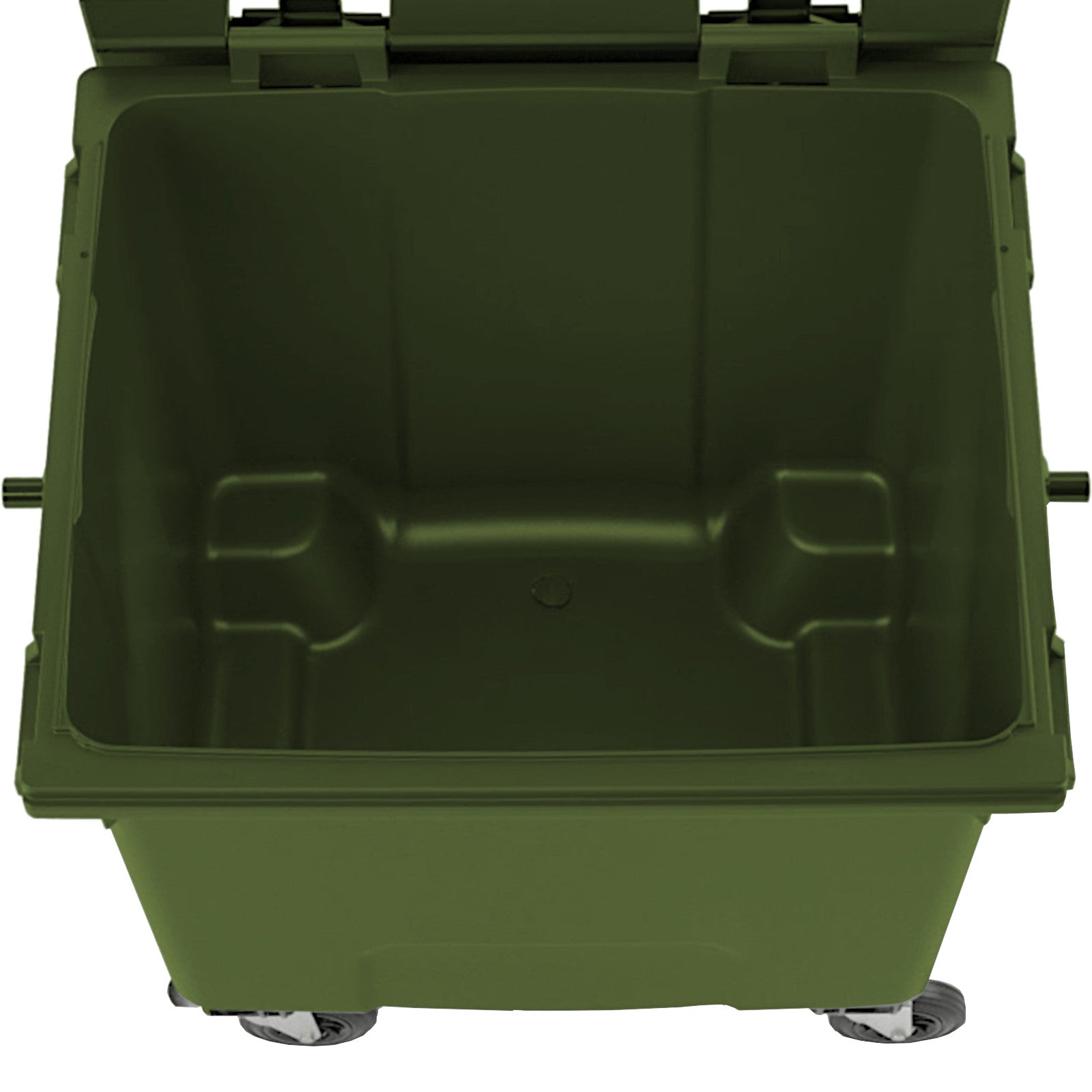 Container for municipal waste PZH EN 840-2 DIN 1100L - green - Carlat