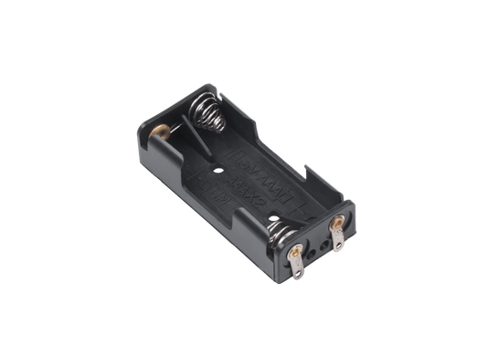 Containers and bins for batteries and – Flat 2xAAA Battery Holder - Carlat
