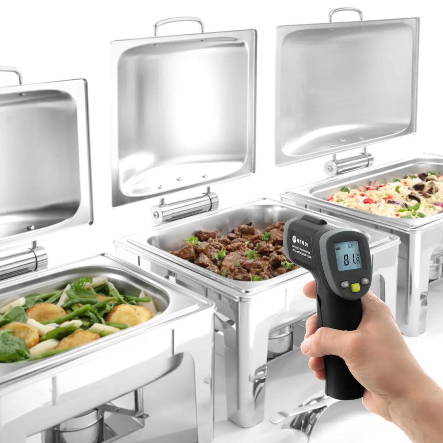 Cooking Thermometer Accessories – Non-contact laser gastronomy thermometer - Hendi - Carlat