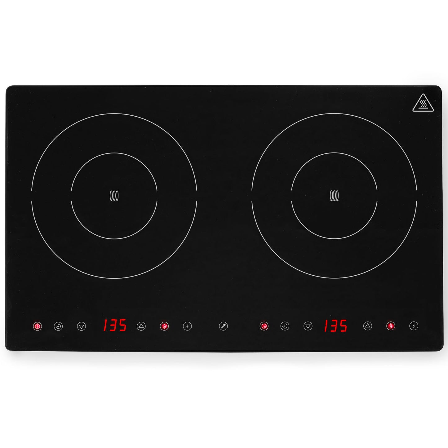Cooktops – Adjustable induction cooker with touch panel 2 heating - Carlat