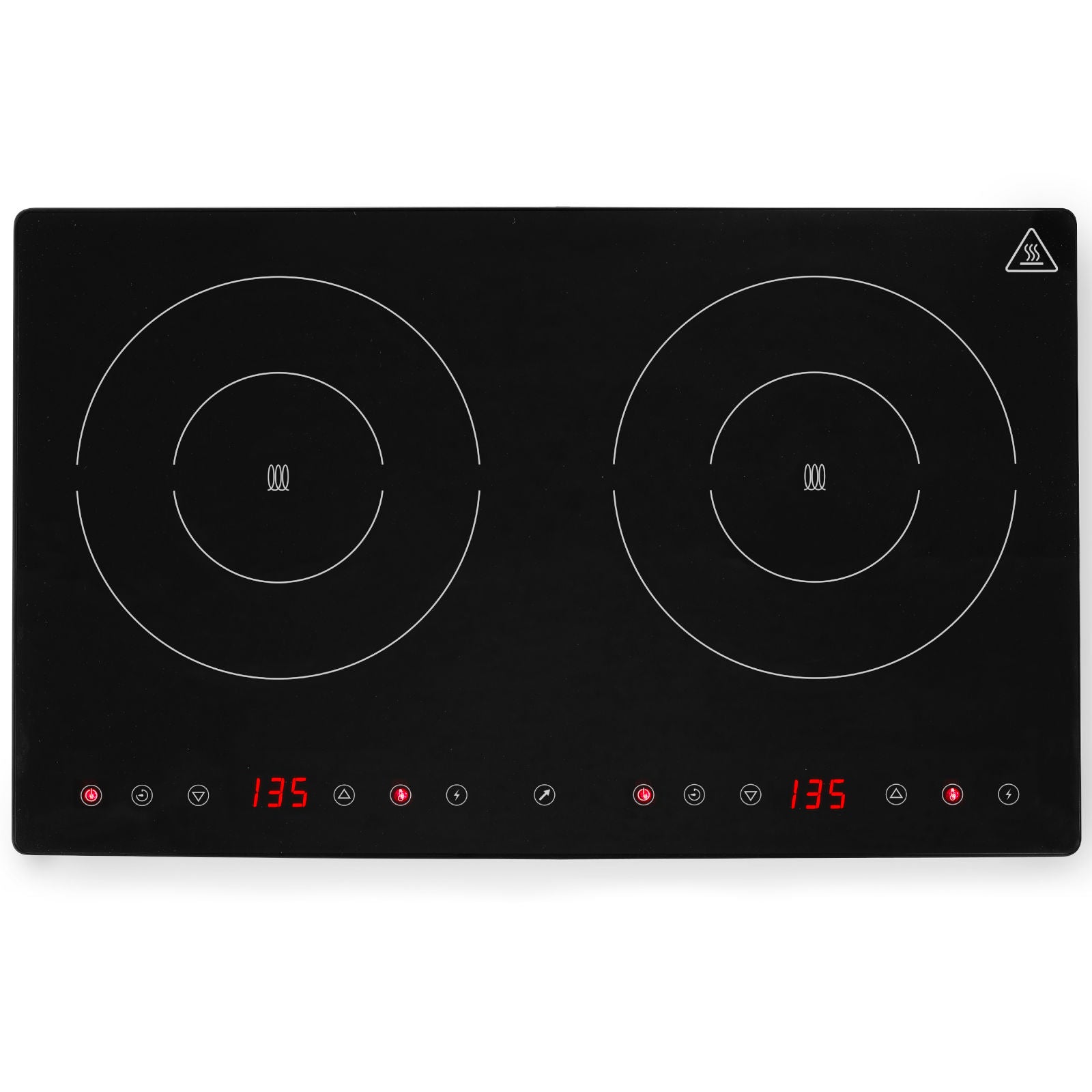 Cooktops – Adjustable induction cooker with touch panel 2 heating - Carlat