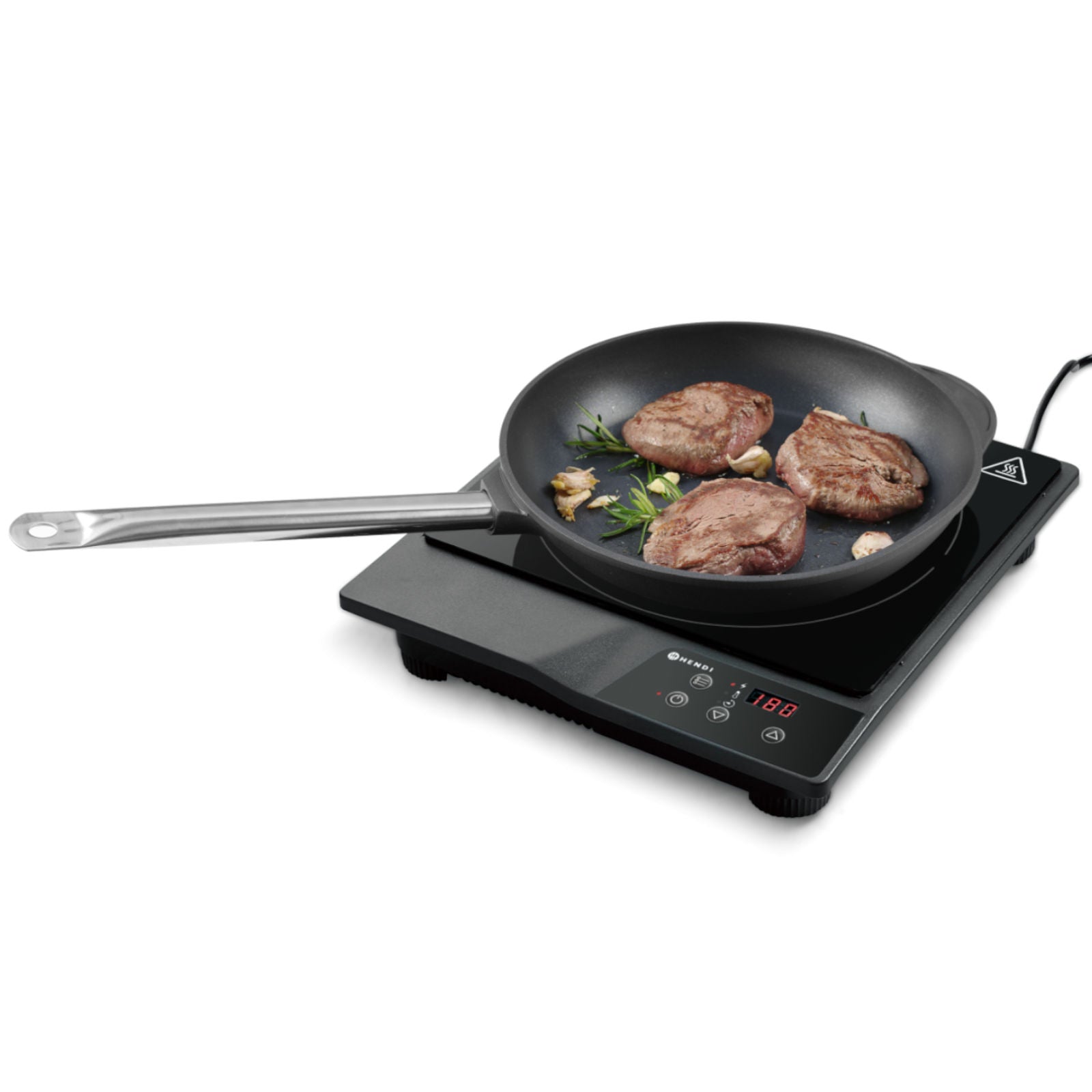 Cooktops – Kuchenka indukcyjna Economic 1800W - Hendi 239209 - Carlat