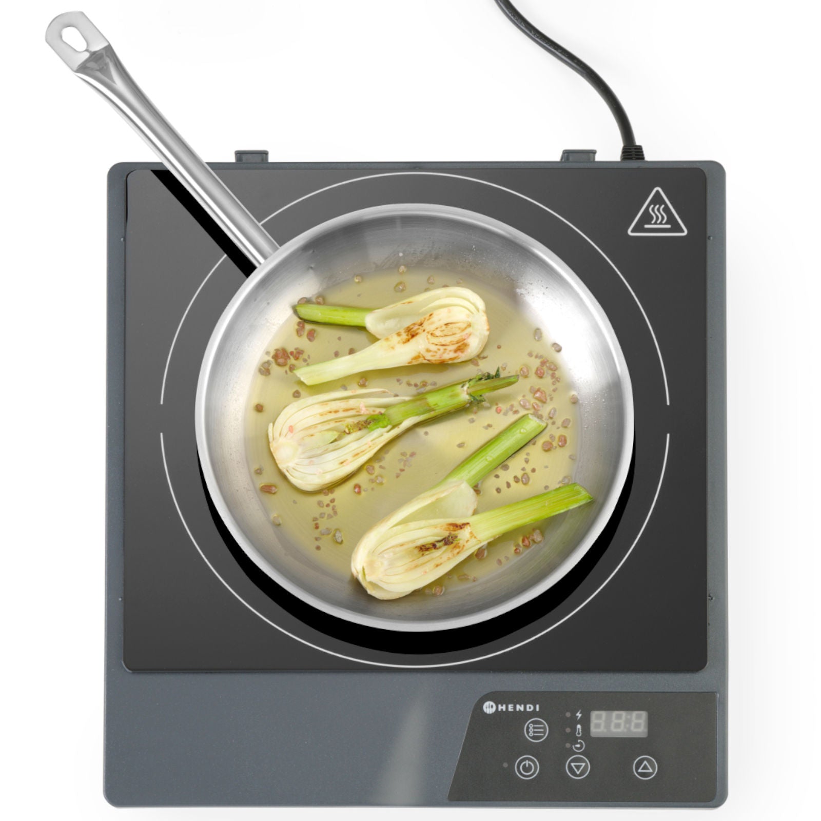 Cooktops – Kuchenka indukcyjna Economic 1800W - Hendi 239209 - Carlat
