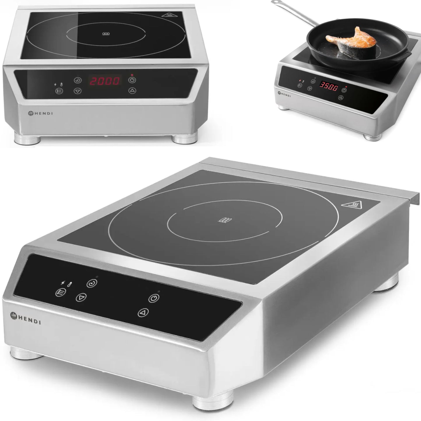 Cooktops – Kuchenka indukcyjna Profi Line 3500W - Hendi 239711 - Carlat