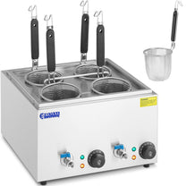 Cooktops – Pasta maker, pasta cooker with taps, 4 baskets, - Carlat