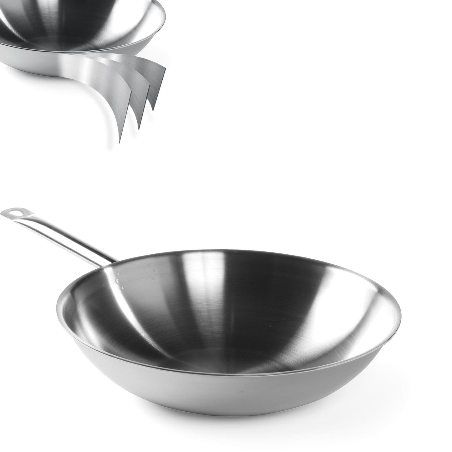 Cookware – 3-PLY WOK pan - without lid - Hendi - Carlat