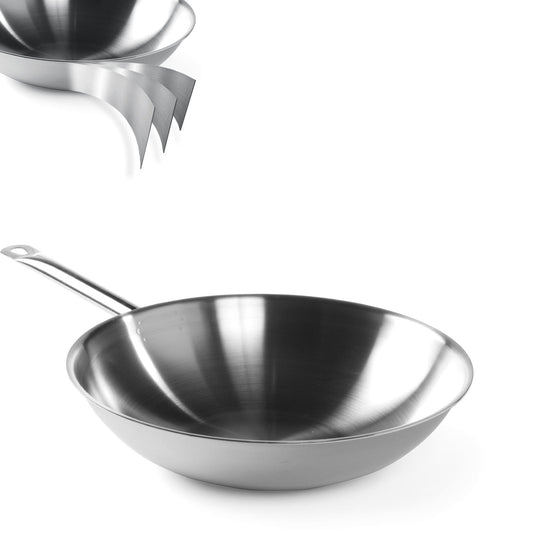 Cookware – 3-PLY WOK pan - without lid - Hendi - Carlat