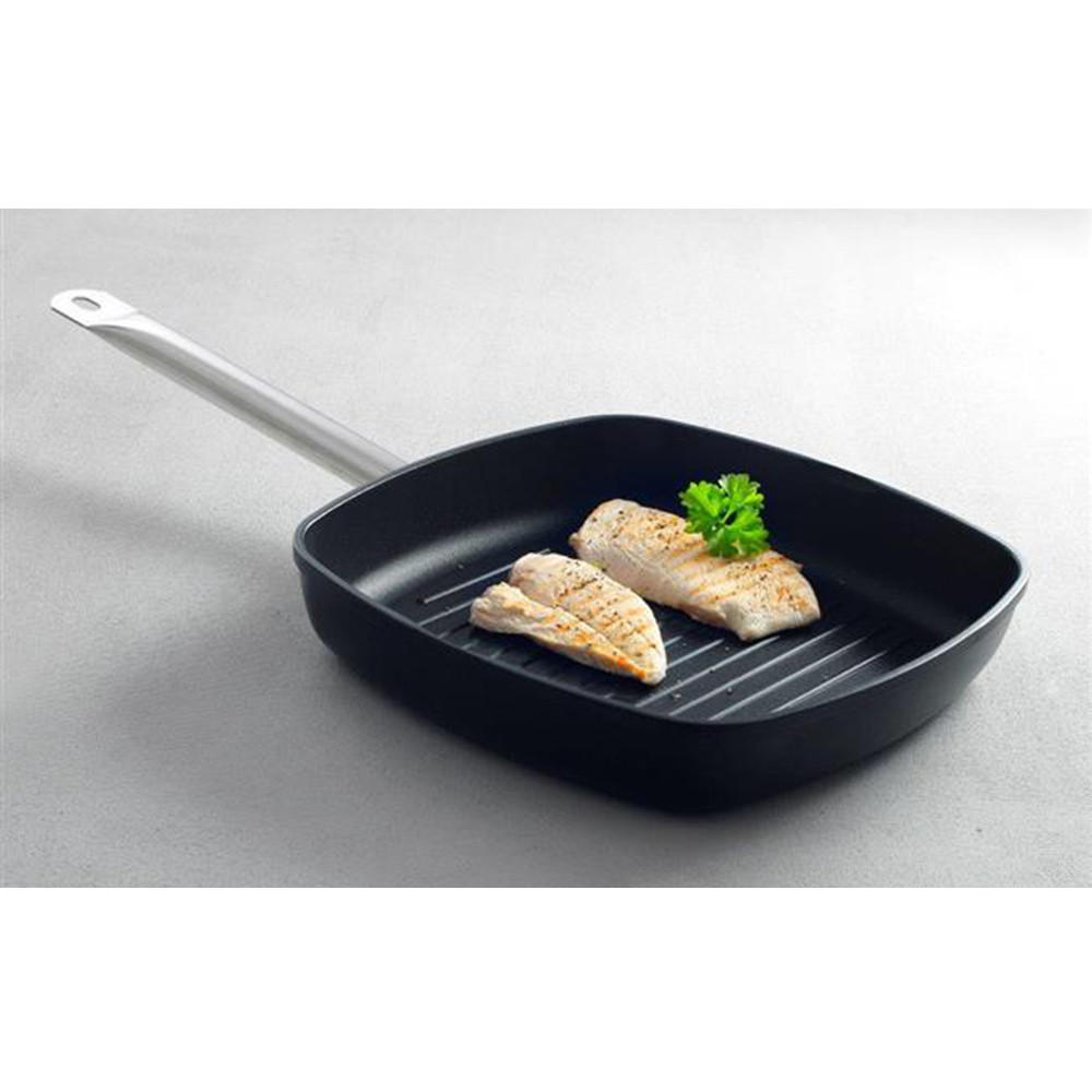 Cookware – Profi Line grilling pan - grooved - Hendi - Carlat