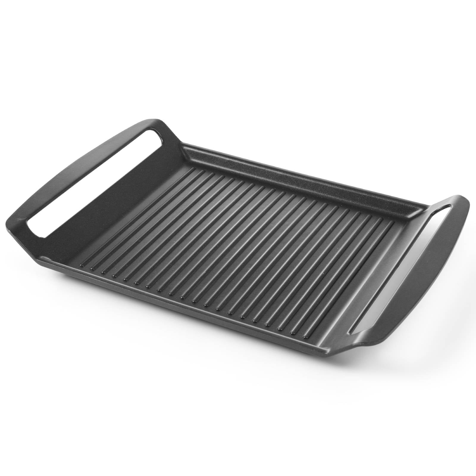 Cookware – Ribbed grill tray plate for TEFLON induction cookers - Carlat