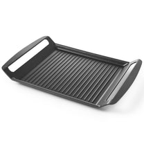 Cookware – Ribbed grill tray plate for TEFLON induction cookers - Carlat