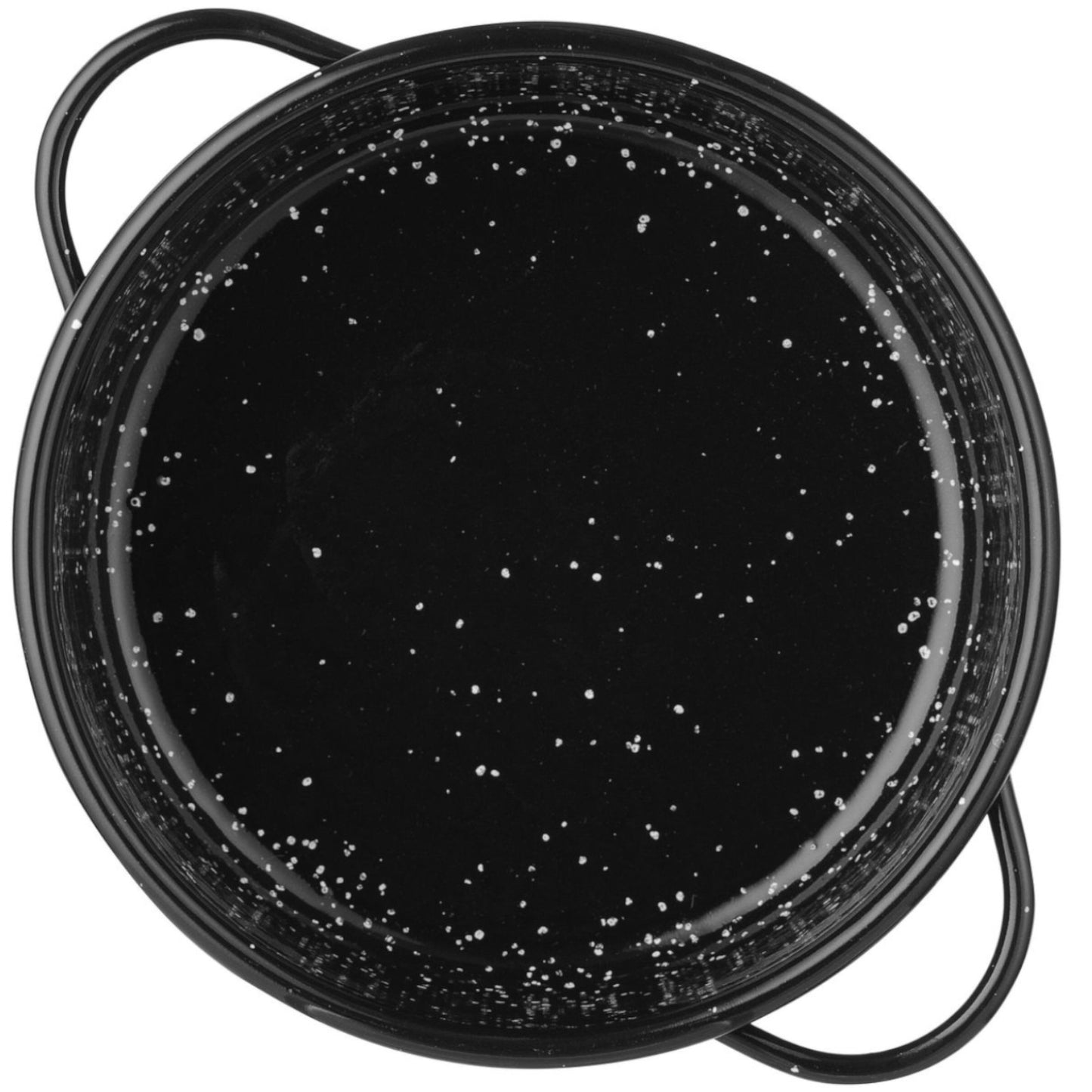 Cookware – Round enameled frying pan with handles. 160x45mm - Carlat