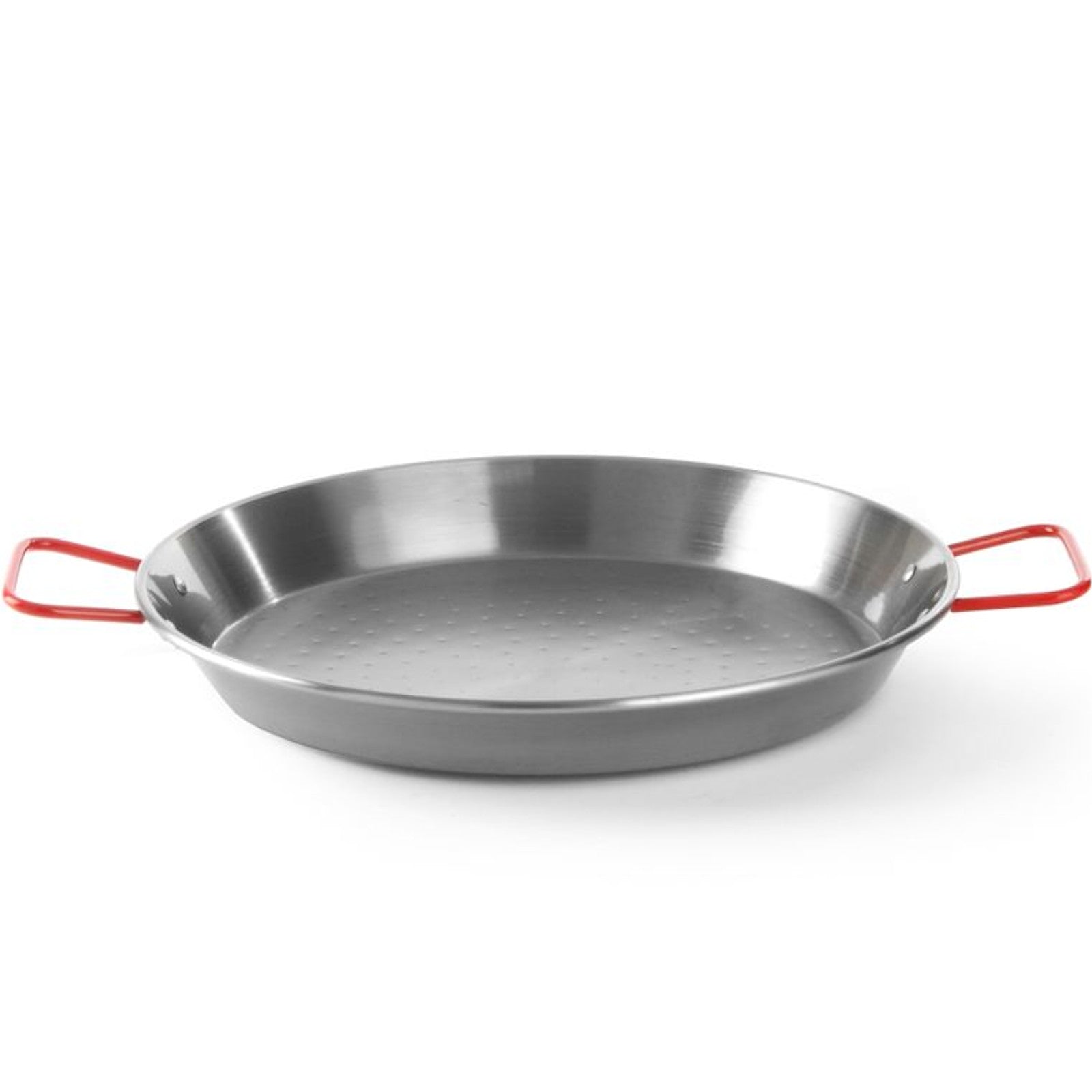 Cookware – Round steel paella pan with handles. 380x120mm - Carlat