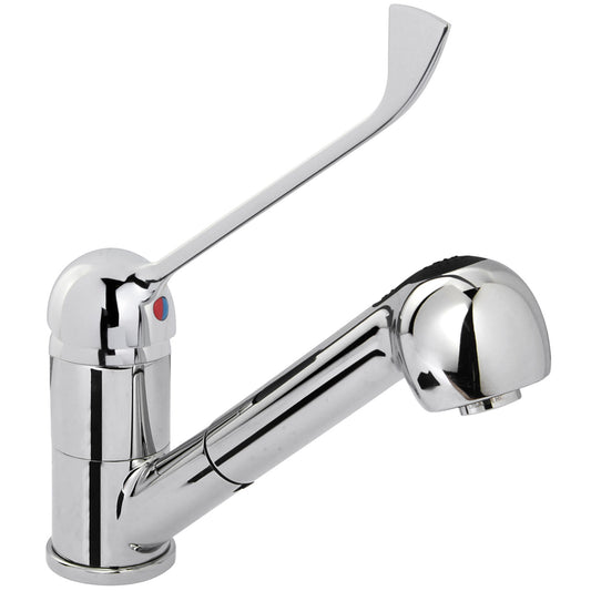 Cookware Sets – Kitchen faucet with pull-out shower, stainless steel, - Carlat