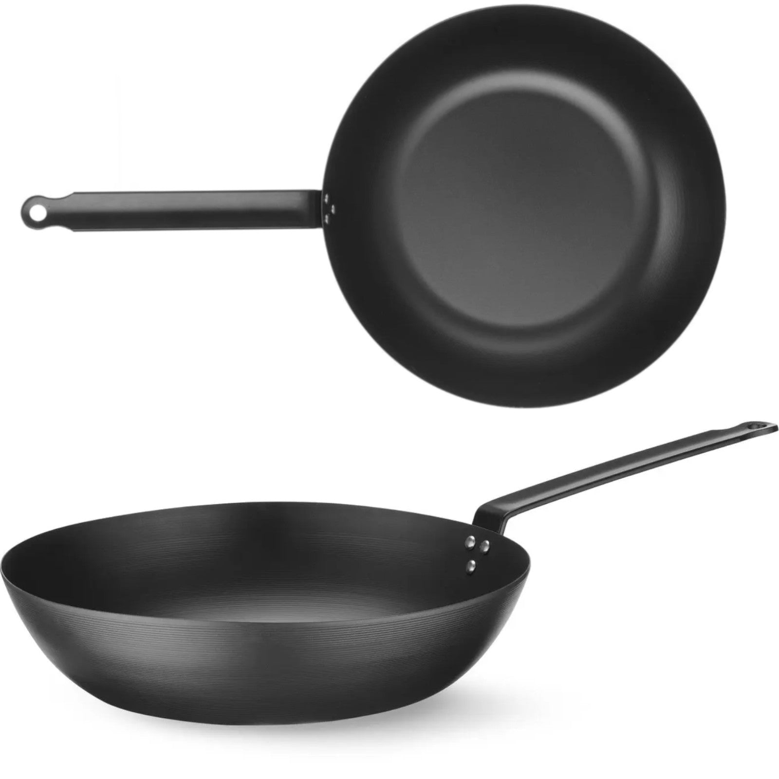 Cookware – Universal wok made of carbon steel, diameter. 304mm - Carlat