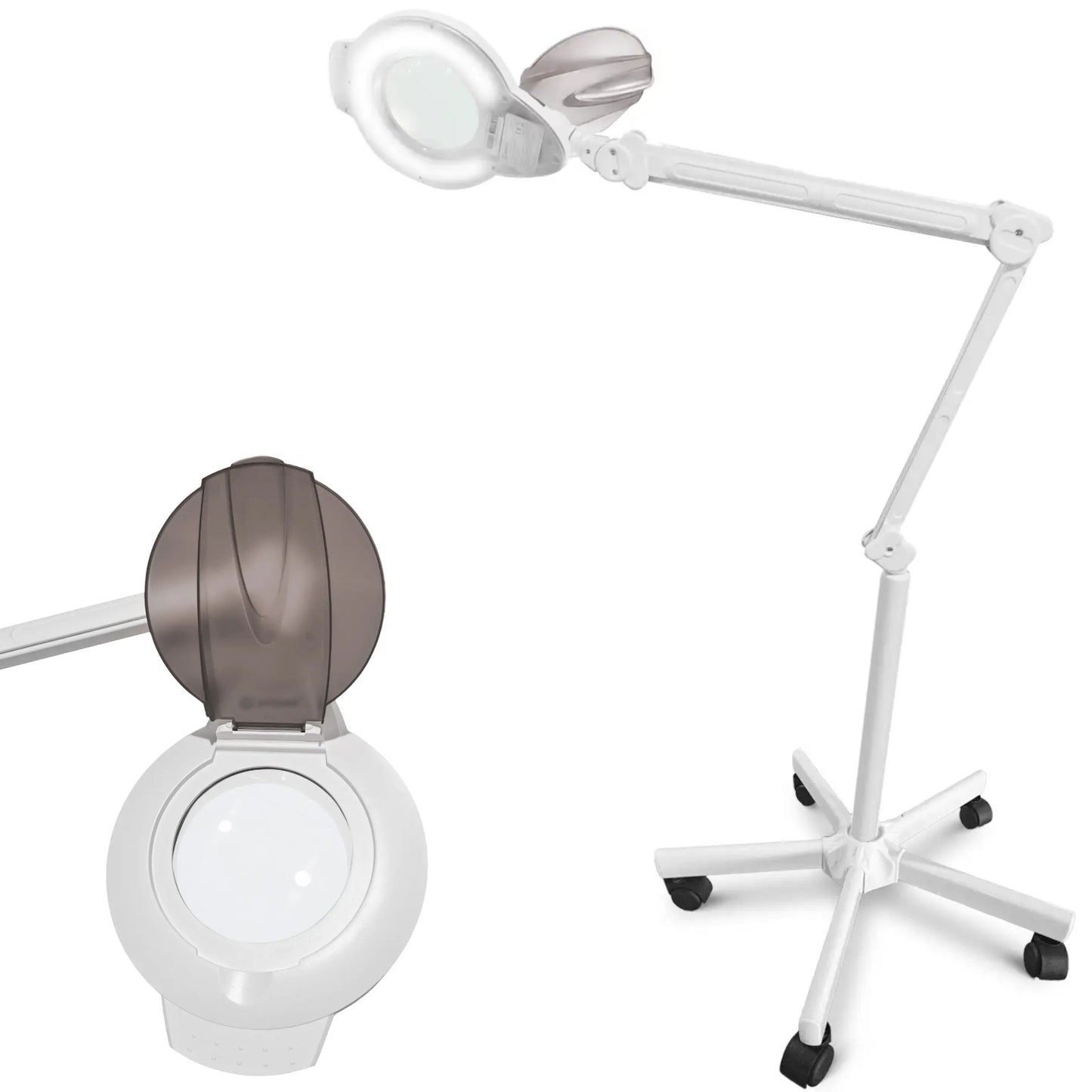 Cosmetic Tools – Cosmetic magnifier lamp with magnifying glass, mobile, - Carlat