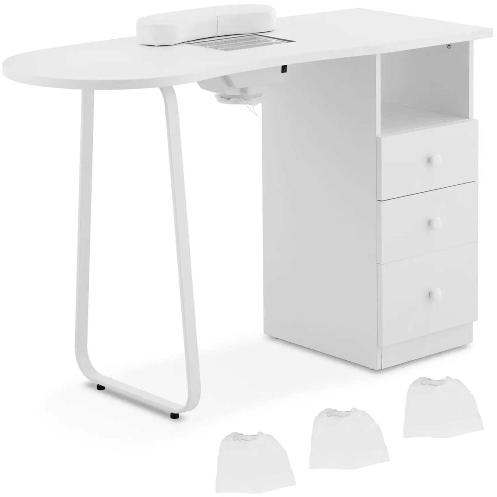 Cosmetic Tools – Cosmetic manicure desk with dust absorber 120 - Carlat