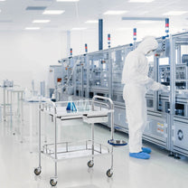 Cosmetic Tools – Laboratory cosmetic treatment trolley made of steel, - Carlat