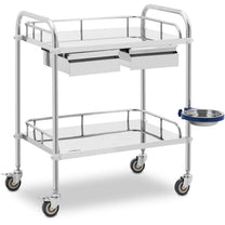 Cosmetic Tools – Laboratory cosmetic treatment trolley made of steel, - Carlat