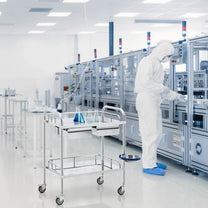 Cosmetic Tools – Laboratory cosmetic treatment trolley made of steel, - Carlat