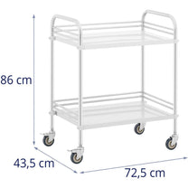 Cosmetic Tools – Laboratory cosmetic treatment trolley made of steel, - Carlat