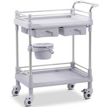 Cosmetic Tools – Medical laboratory trolley, 2 shelves, 2 drawers, - Carlat