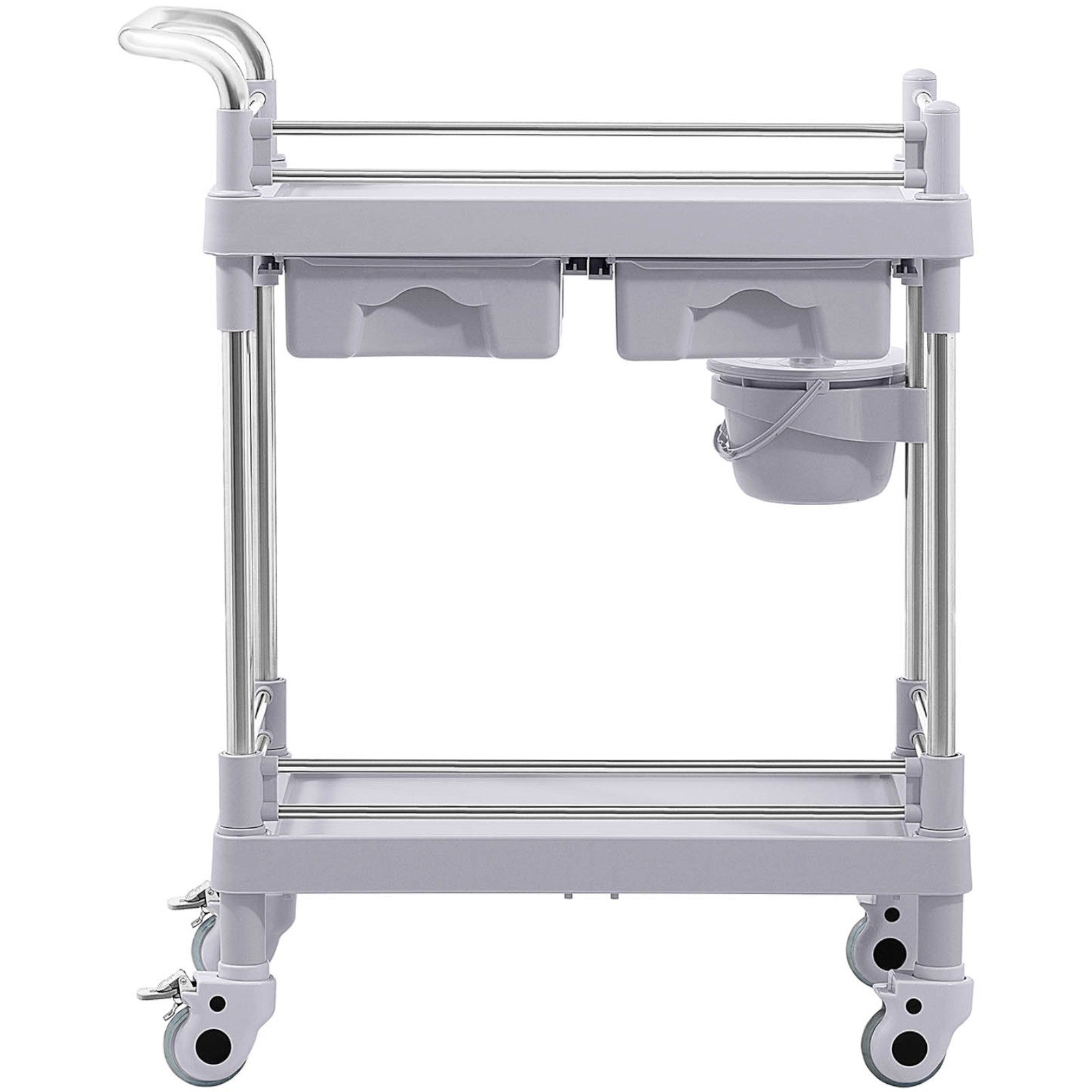 Cosmetic Tools – Medical laboratory trolley, 2 shelves, 2 drawers, - Carlat