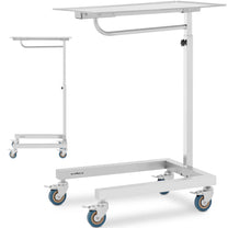 Cosmetic Tools – Table, instrumental trolley, adjustable treatment assistant, STEEL, - Carlat