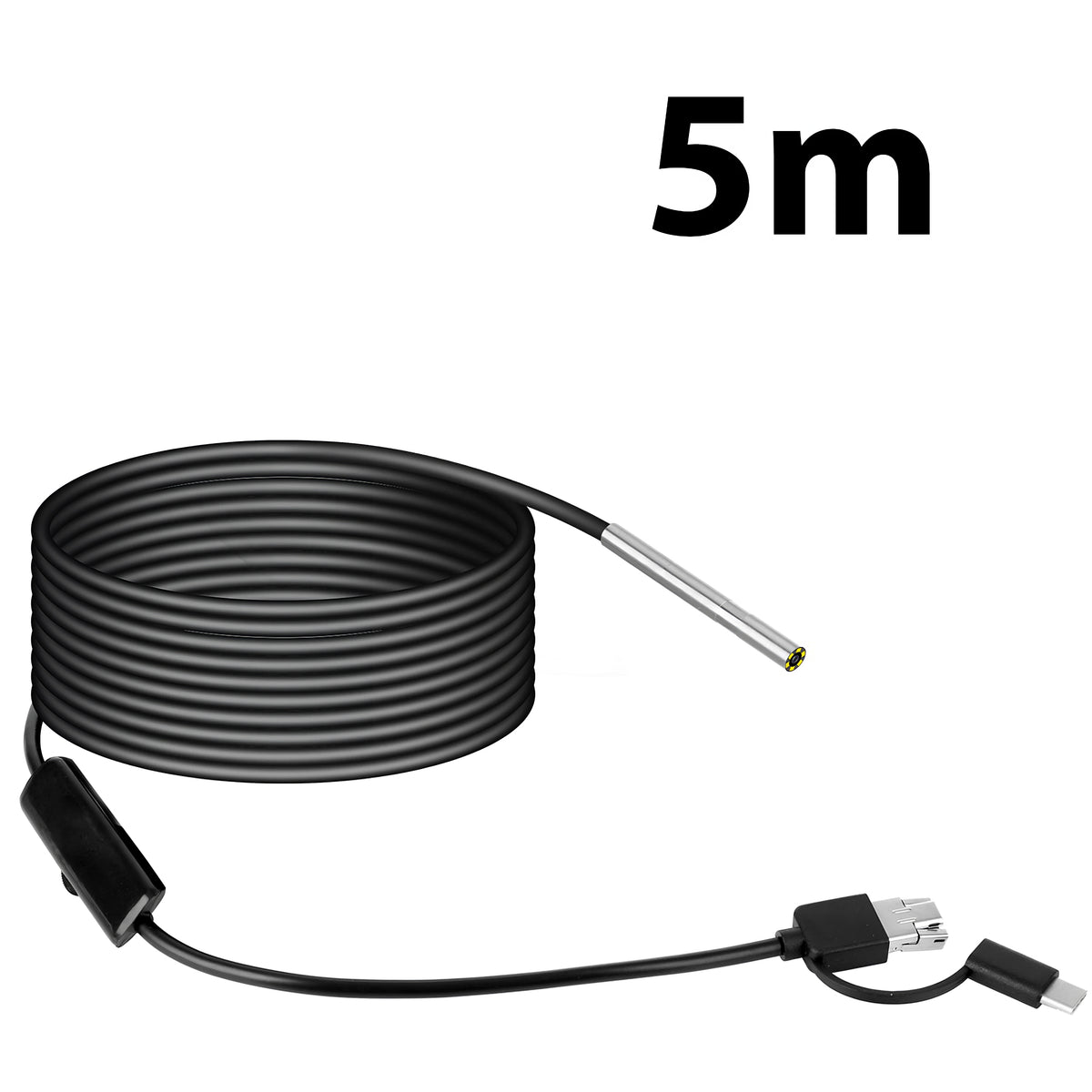 Kosmetik, Koffer – 3,9-mm-Endoskop mit HD-Inspektionskamera, Android, USB-C