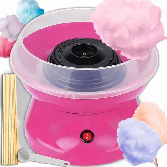 Cotton Candy Machine: Home Cotton Candy Maker + Sticks and Measuring Cup - Carlat