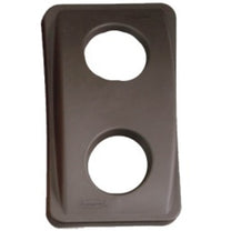 Cover for Rubbermaid SLIM JIM container brown reg - Carlat