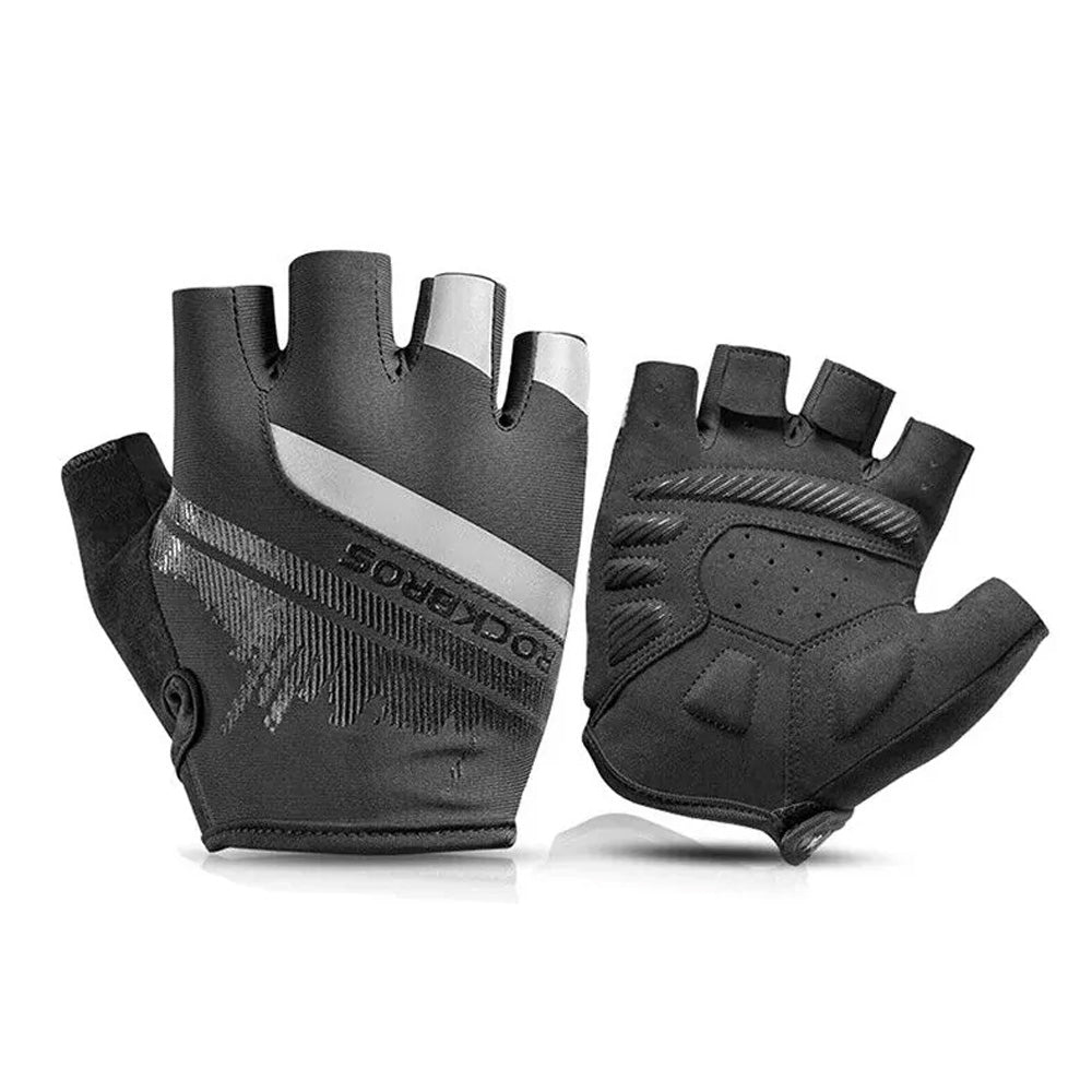 Cycling clothing – Anti-slip fingerless cycling gloves XL black - Carlat