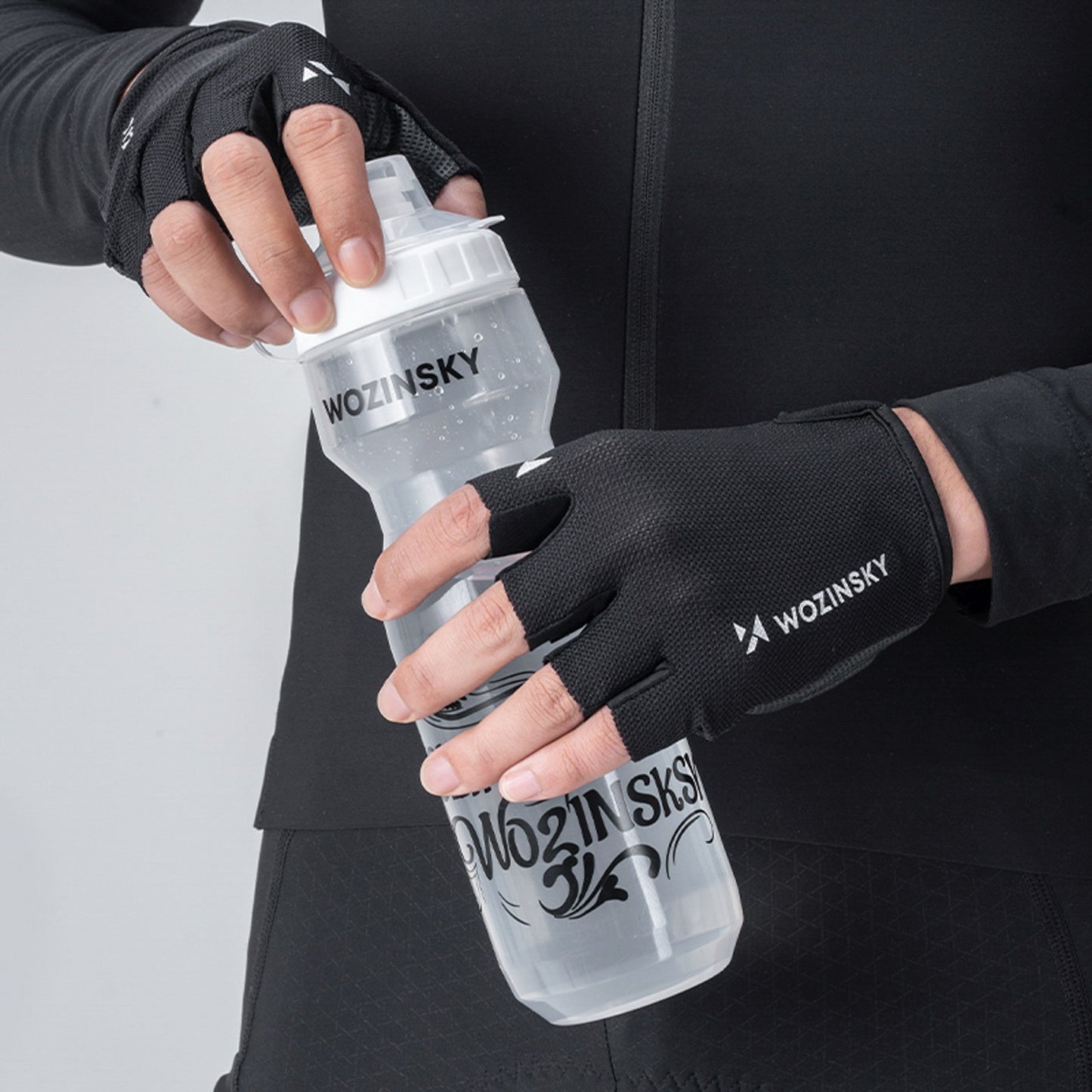 Cycling clothing – Anti-slip fingerless cycling gloves, size L - Carlat